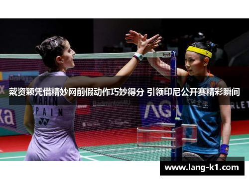 戴资颖凭借精妙网前假动作巧妙得分 引领印尼公开赛精彩瞬间